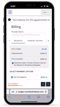 screenshot of NextGen Enterprise
